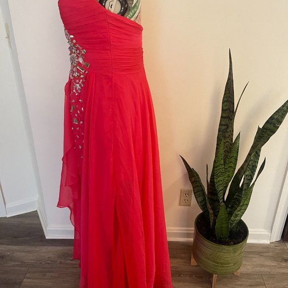 BLUSH by Alexia Designs Pink Prom Dress Size 12 Evening Dress Short/Long Gown - Picture 4 of 15